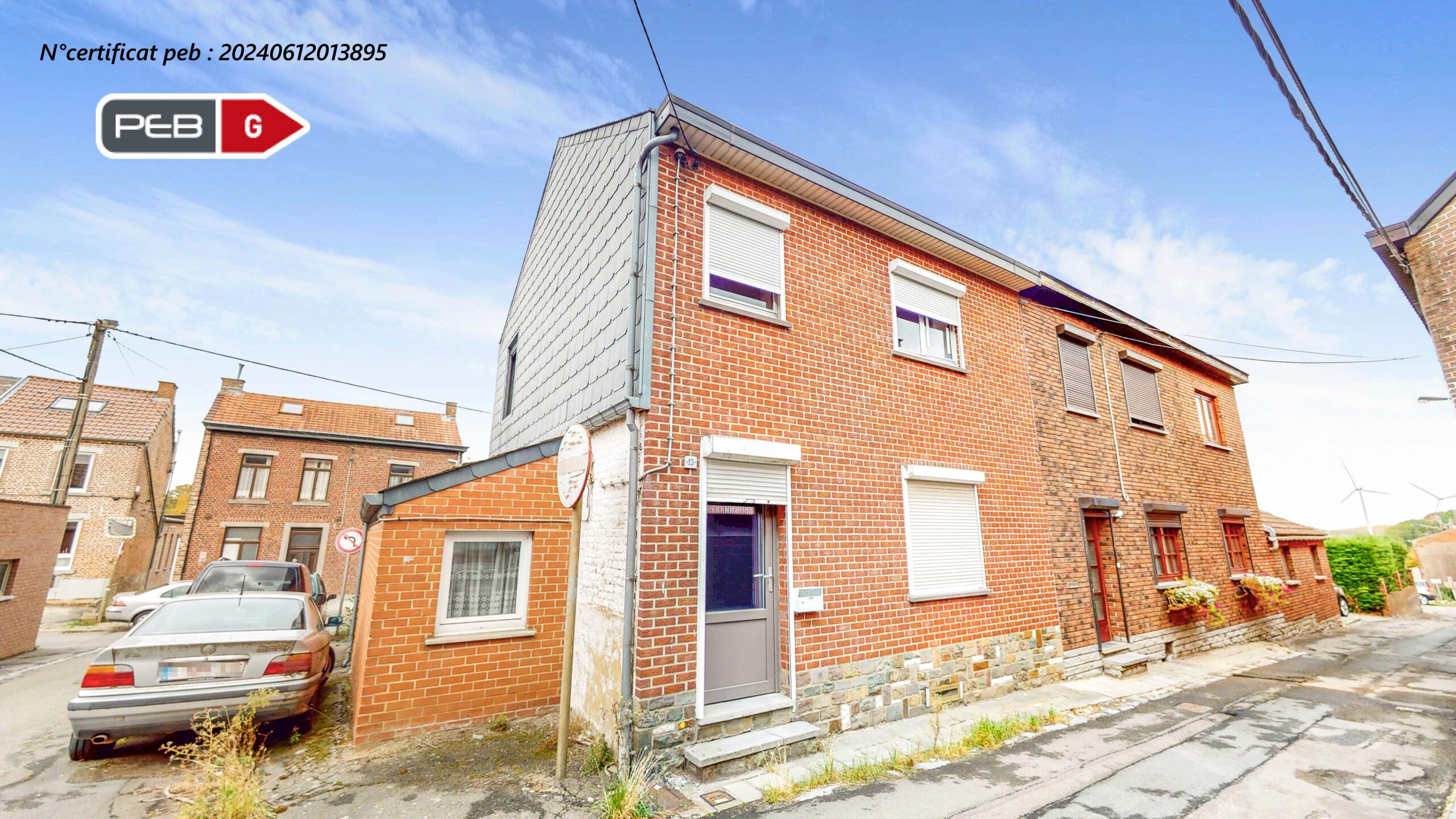 Maison à rénover 2 chambres sur Chapelle-Lez-Herlaimont